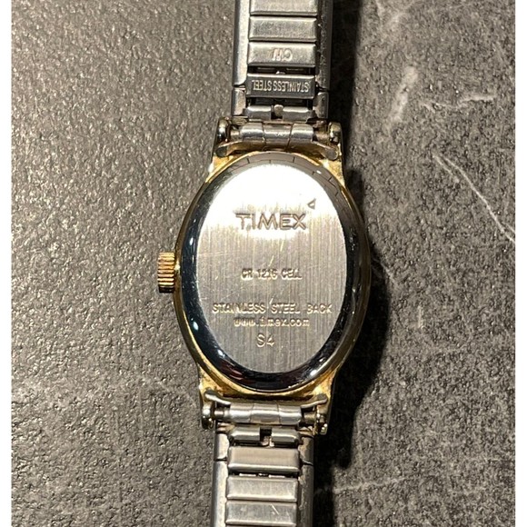 Ladies Gold and Silver Tone Timex New Battery - Picture 5 of 5